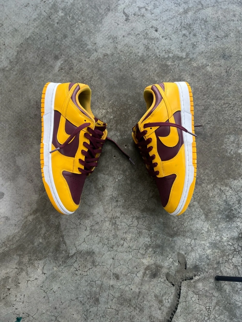 Nike Dunk Low Arizona State ASU Retro Sneakers Men’s Size 8.5 - Picture 3 of 11